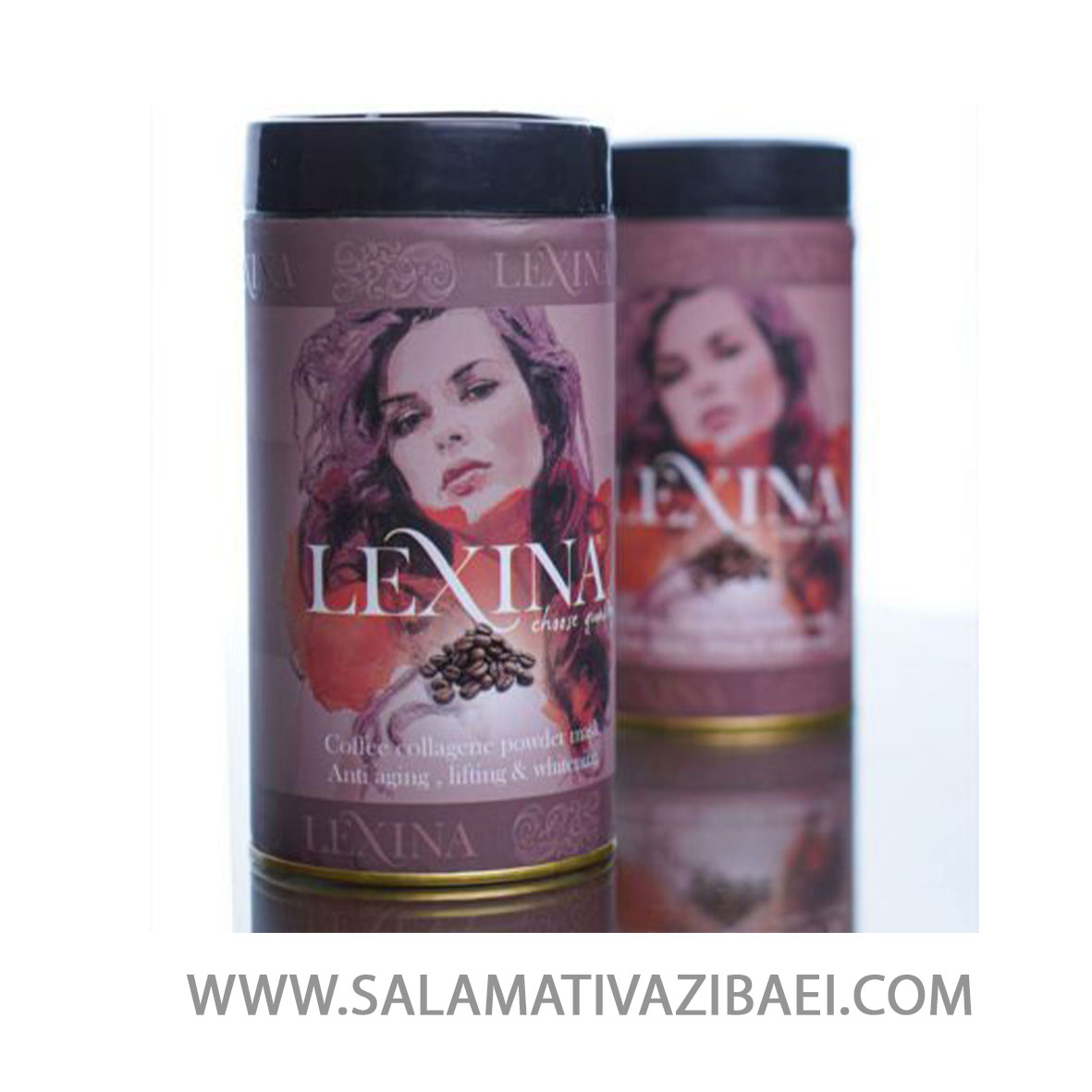 ماسک صورت لاتکسی کاکائو -پودری برند لکسینا - LEXINA MASK ساخت کشورفرانسه