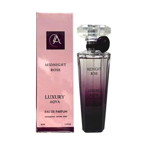 عطر مینی لاکچری آکوآ مدل Midnight Rose حجم ۵۰ میلیلیتر