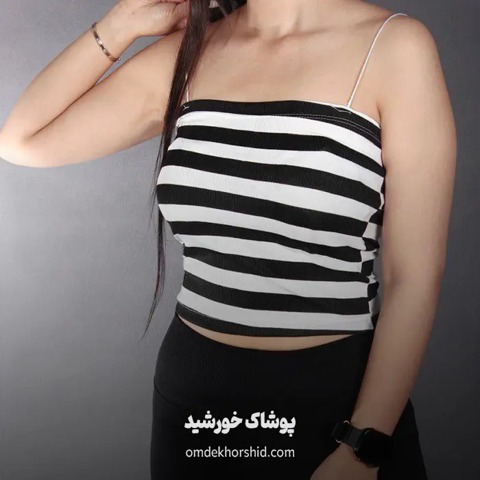 کراپ بند ماکارونی راه راه