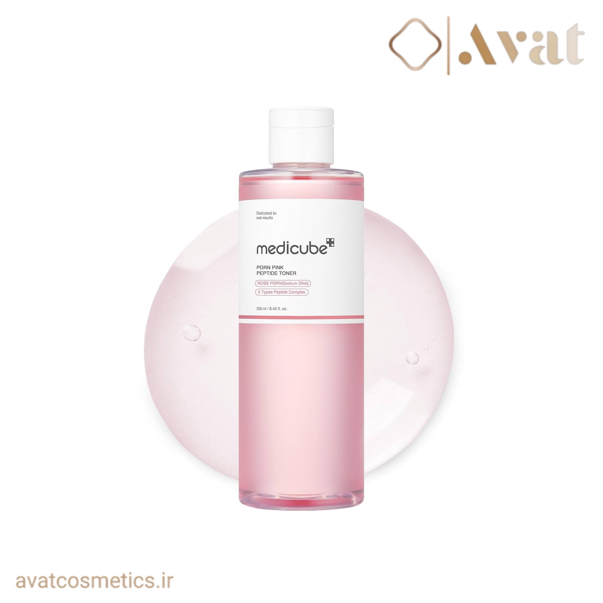 تونر صورتی PDRN مدیکیوب | MEDICUBE PDRN Pink Cica Soothing Toner