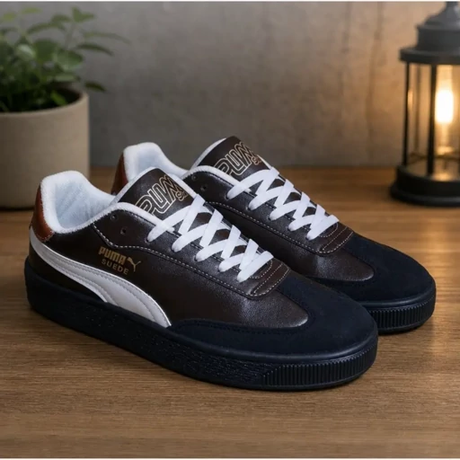 ونس زنانه پوما puma مشکی قهوه ای