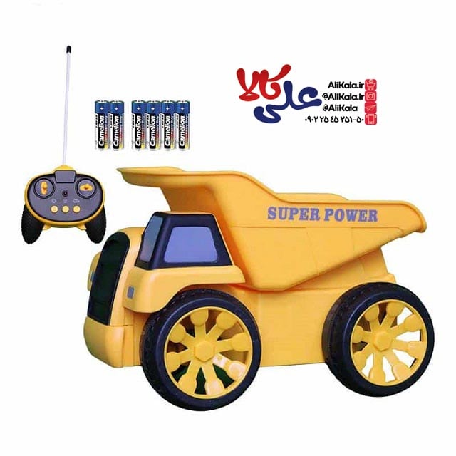 ماشین بازی کنترلی طرح کامیون کد 8001