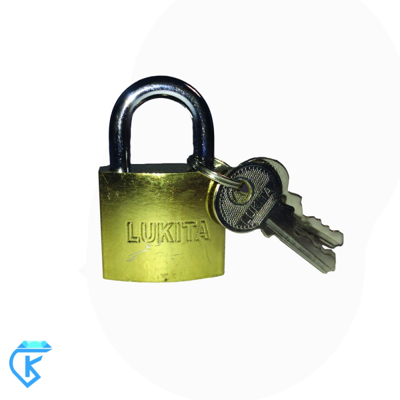 قفل آویز طلایی سایز 25 MEIBAO