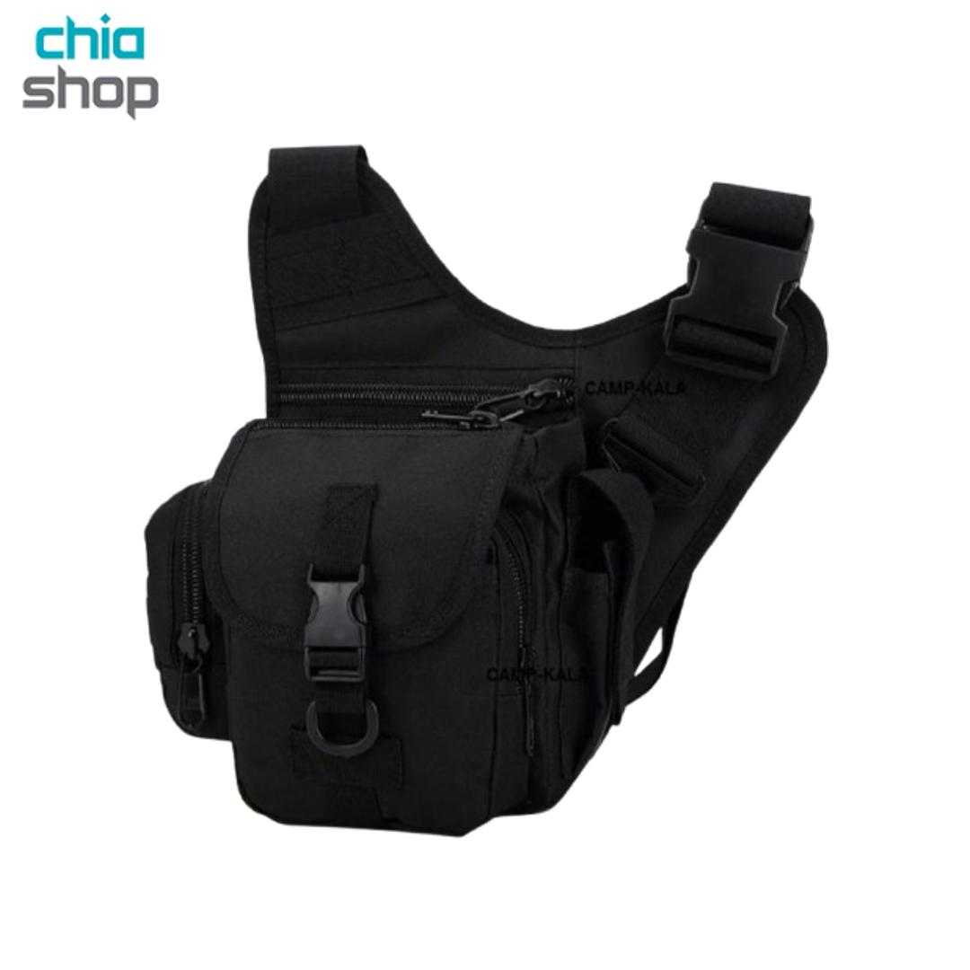 کیف دوشی تاکتیکال بزرگ مدل خبرنگاری tactical (درجه 1) - مشکی