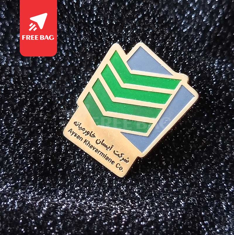 بج سینه طلایی شرکت آیسان خاورمیانه
