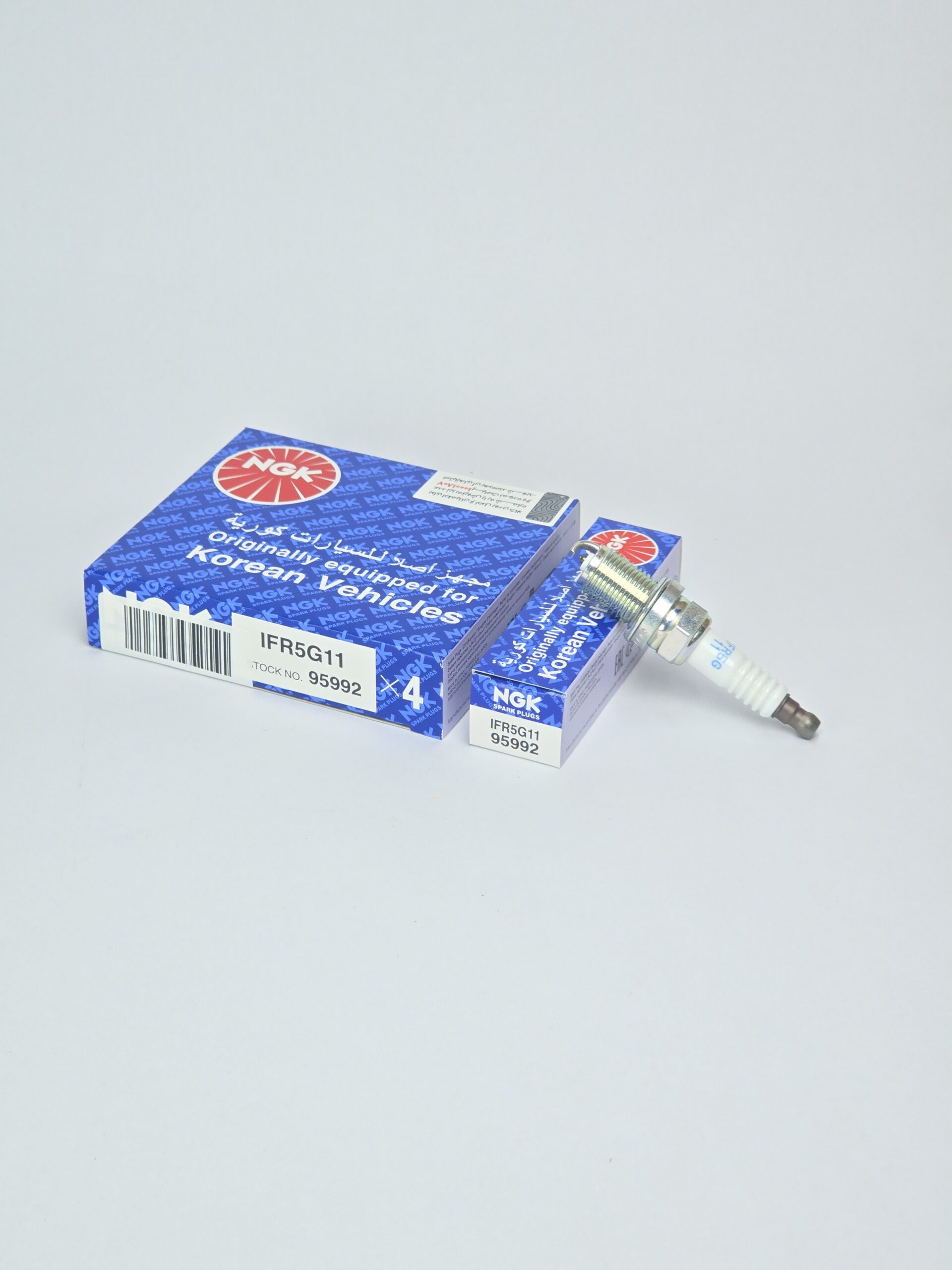 شمع ایریدیوم لیزر پایه کوتاه جعبه آبی ngk-95992