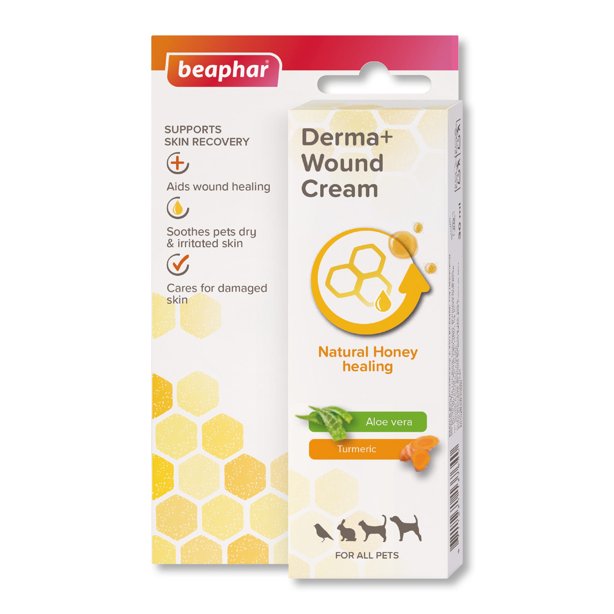 کرم ترمیم زخم بیفار مدل Derma+ مخصوص گربه، سگ، حیوانات کوچک و پرندگان (۳۰ میلی‌لیتر)Beaphar Derma+ Wound Cream for Cats, Dogs, Small Animals &amp; Birds
