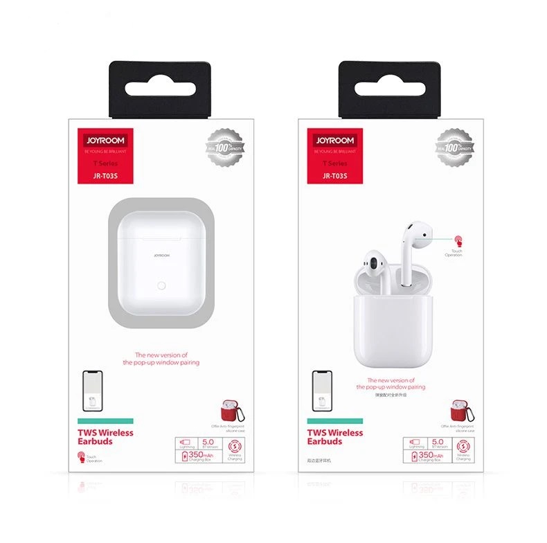هندرفری بلوتوث جویروم JOYROOM True Wireless Earbuds  JR-T03S