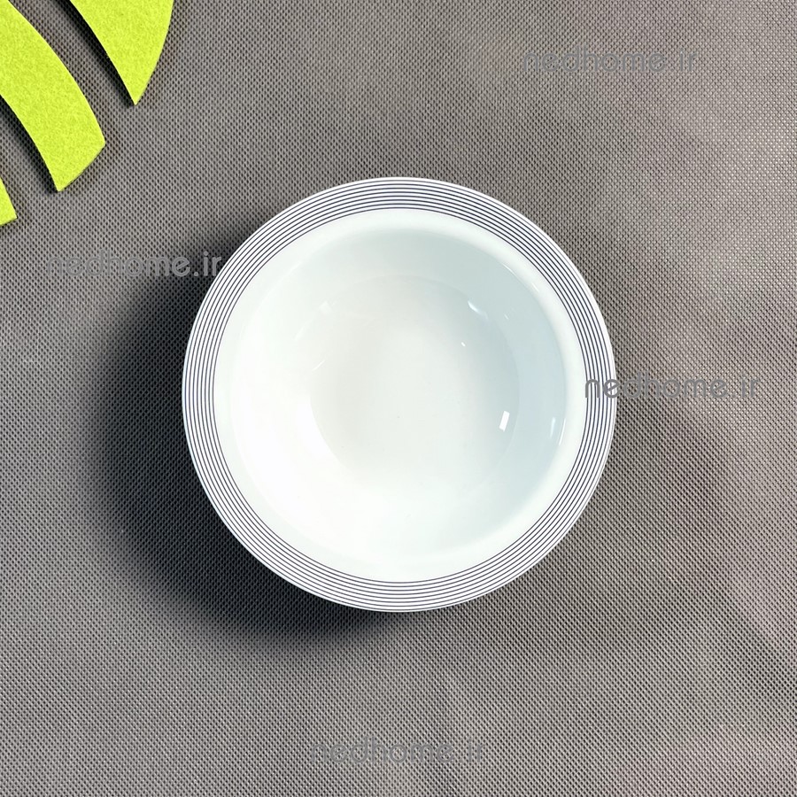 ماست خوری تک چینی زرین طرح سیلور لاینر فله ای - درجه یک