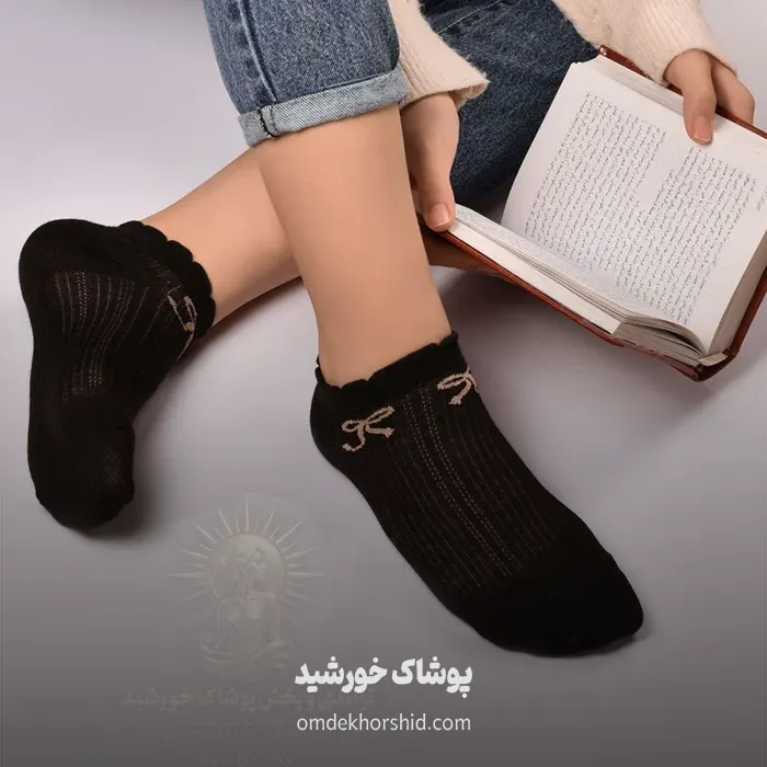 جوراب مچی شیشه ای پک 12 عددی