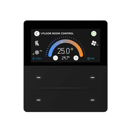 iX-M 3'' 4 Button KNX Touch Panel / Black