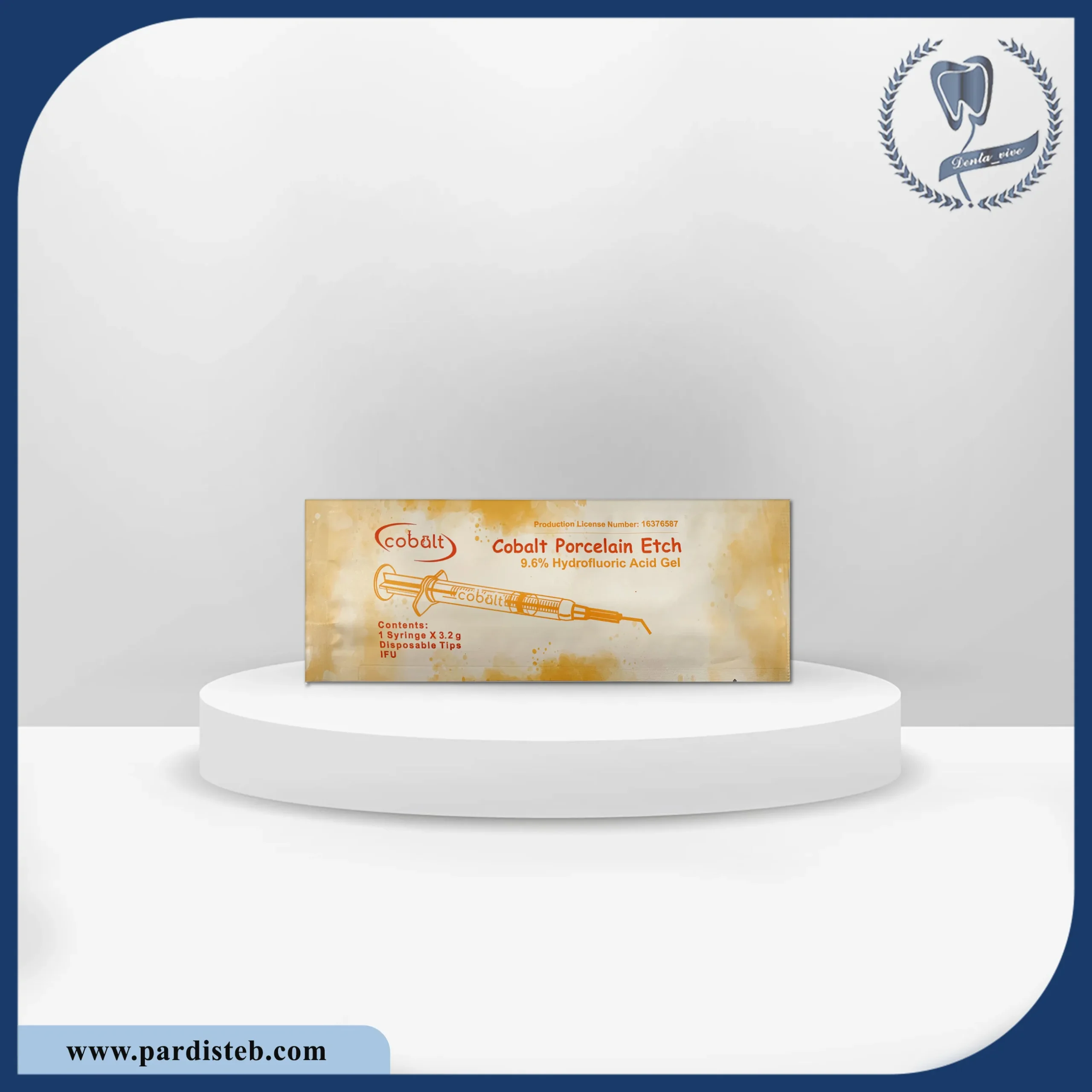 اسید اچ پرسلن کبالت  Cobalt Porcelain Etch