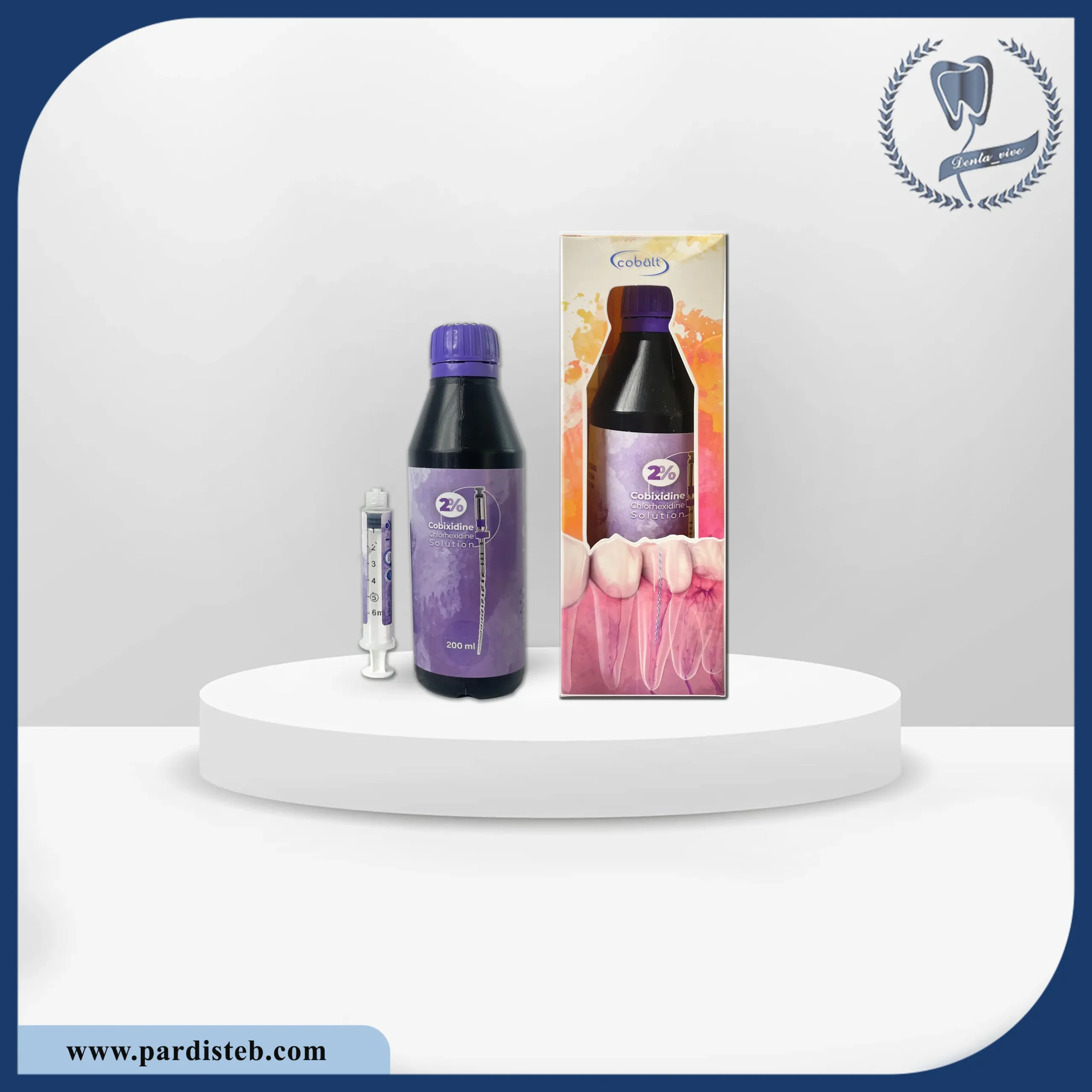 محلول کلرهگزیدین%2 کبالت Cobalt Cobixidi