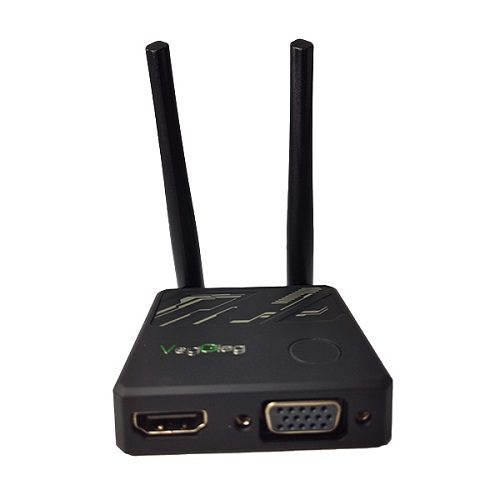 دانگل انتقال تصویر بی سیم وگیگ مدل V-Q03 دارای پورت VGA-HDMI و  Veggieg V-Q03 Wireless display adapter