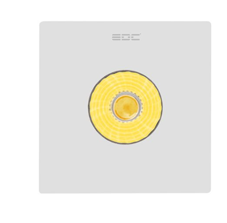 چراغ دکوراتیو توکار چشمی ثابت مربع 3 وات EDC