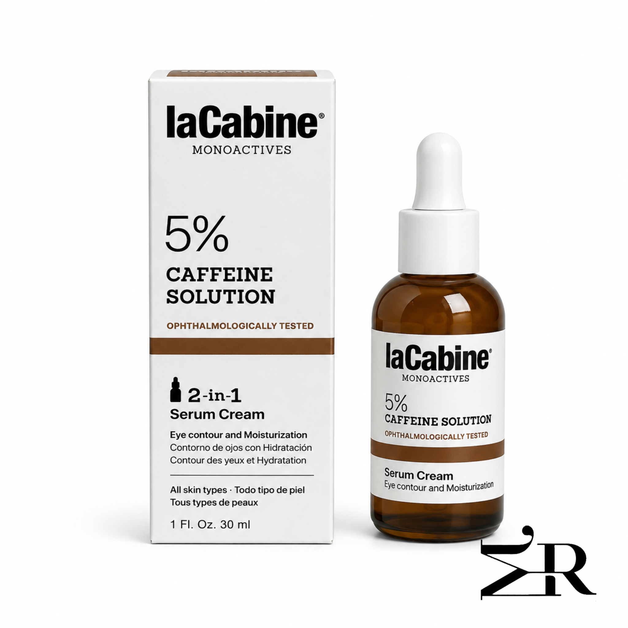 سرم کافئین 5% لاکابین LaCabine Monoactives |5% Caffeine Solution Serum Cream 30ml