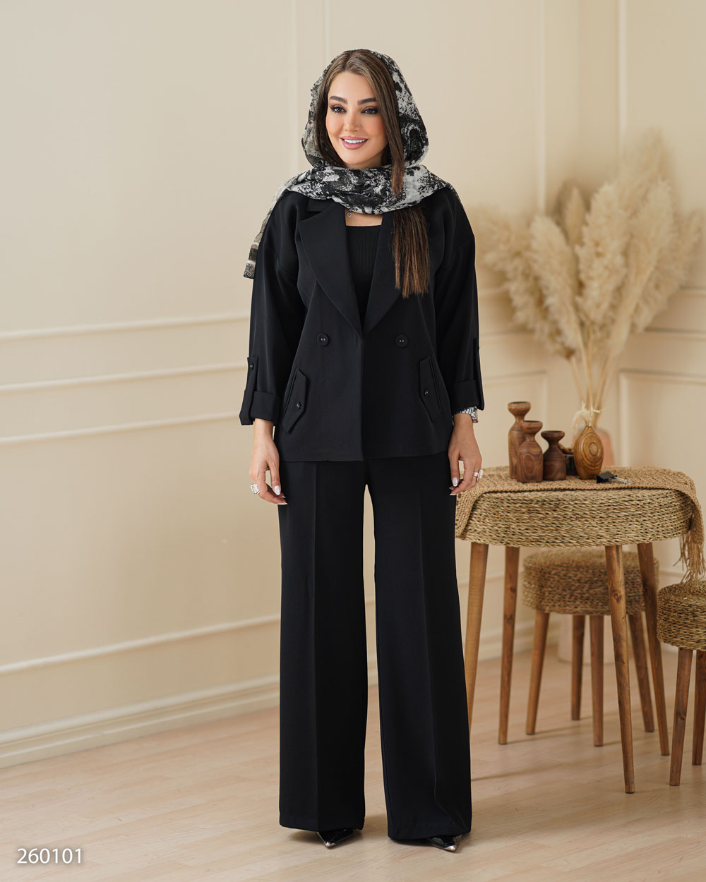 کت و شلوار زنانه مدل تاینا کد 5002601