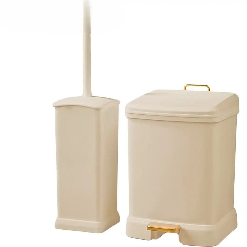 ست ‫سطل و فرچه 4.5 لیتری چهار گوش لیمون کد 192300