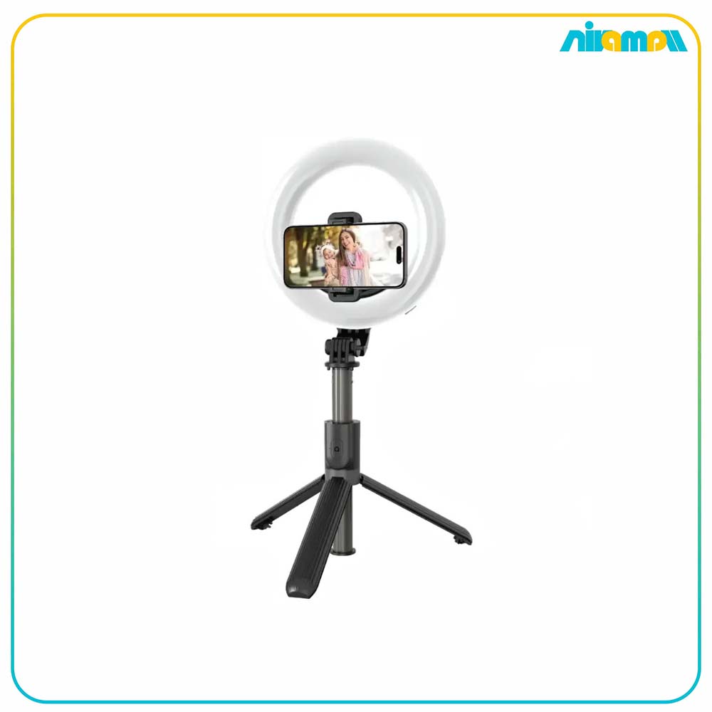 رینگ لایت 6 اینچی گرین لاین مدل Selfie Stick