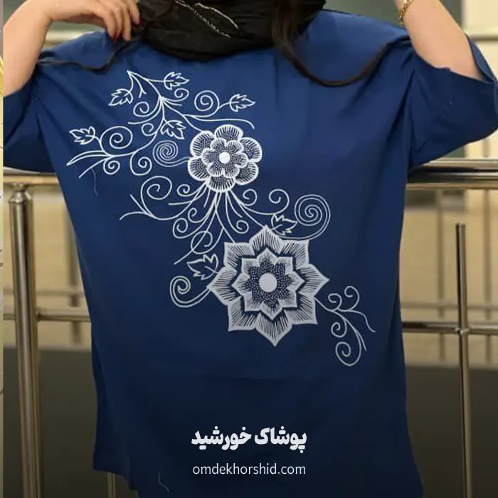 تونیک کیمینو قواره دار گل بزرگ کد 1