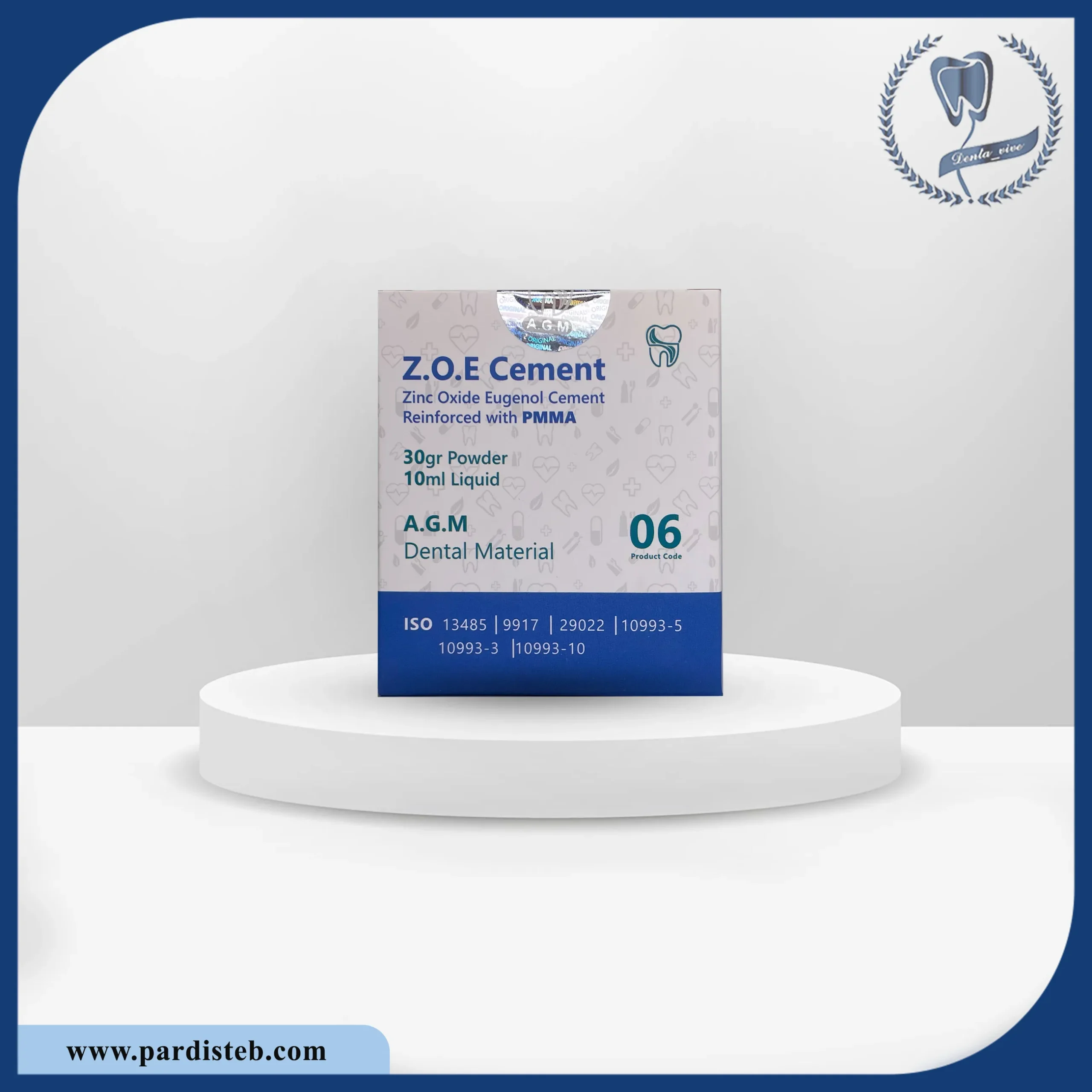 سمان زینک اکساید اوژنول ای جی ام AGM-Zinc Oxide Eugenol Cement