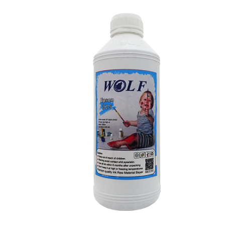جوهر1لیتری ولف آبی روشن اپسون Wolf Ink Light Cyan 1Litre Epson Printers