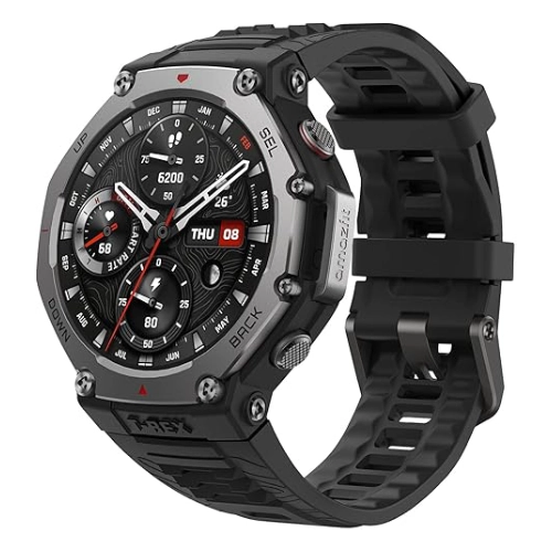 ساعت هوشمند شیائومی امیزفیت تیرکس 3 (Amazfit T-Rex 3) - مشکی اونیکس, گارانتی شرکتی 18ماه خدمات پس از فروش و 6 ماه تعویض قطعه نسخه گلوبال + ارسال فوری
