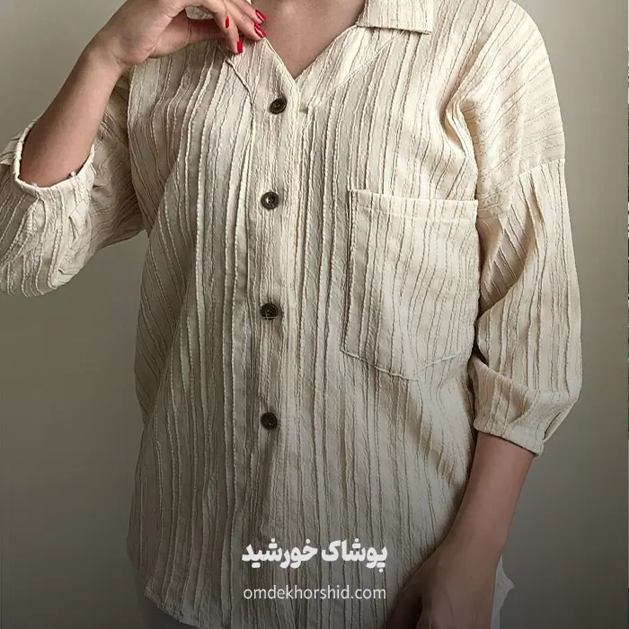 تونیک یقه هفت تک جیب