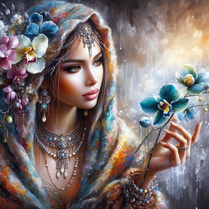 تابلو نقاشی الماسی بزرگسال کد 0218