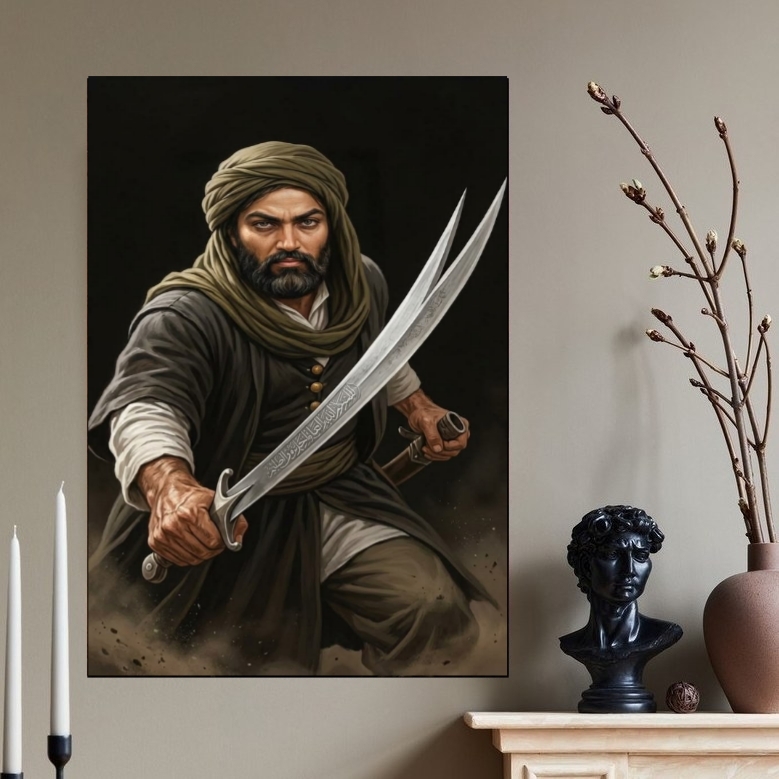 تابلو شاسی تمثال امام علی