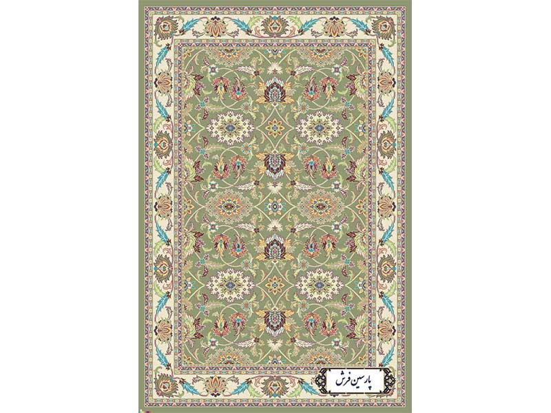 نخ و نقشه قالیچه زیرپایی طرح جدید - کد NZ2834