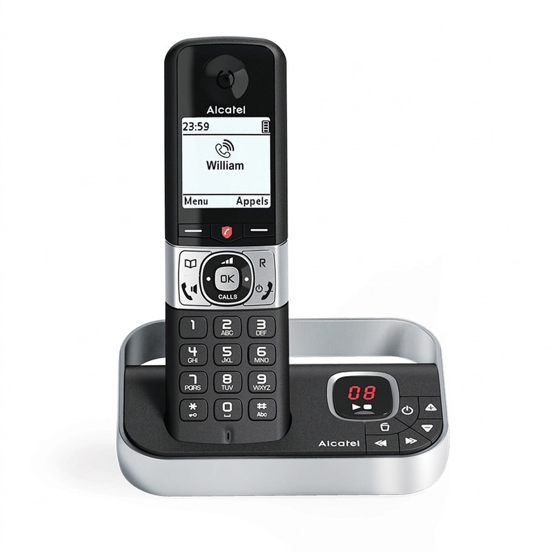 تلفن بی سیم آلکاتل مدل F890 Voice - مشکی