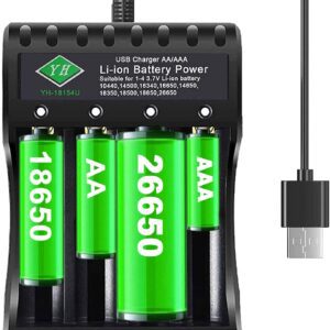 شارژر باتری 4تایی مدل YH-18154U LI-ION BATTERY CHARGER (کپی)