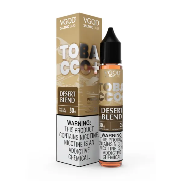 سالت ویگاد توباکو پلاس تنباکو خشک ادویه | VGOD TOBACCO+ DESSERT BLEND SALT JUICE