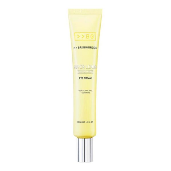 کرم دور چشم سوپر گلوتاتیون لیمو سبز برینگ گرین (جدا شده از پک) BringGreen Super Lemon Glutathione Eye Cream 30mL