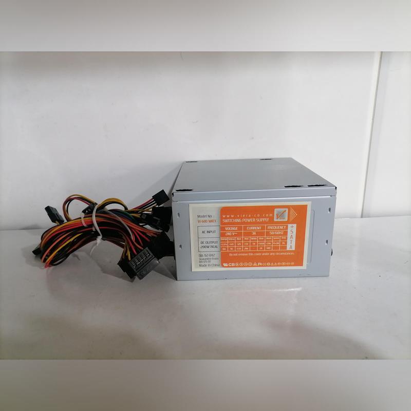 پاور 24 پین VIERA مدل VI-600 WATX-استوک(حداکثر توان 270 وات)