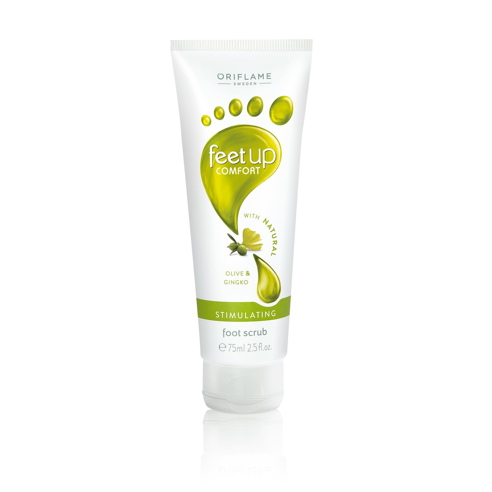 اسکراب پا روغن زیتون و جینکو  مدل Feet Up Scrub اوریفلیم