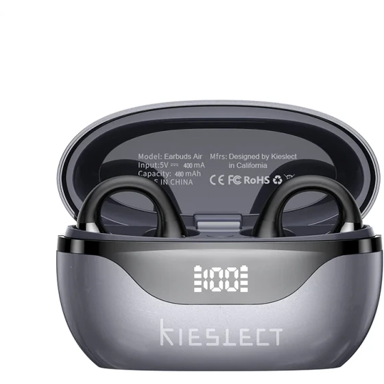 هدفون بلوتوثی شیائومی مدل Kieslect Earbuds Open {مشکی}