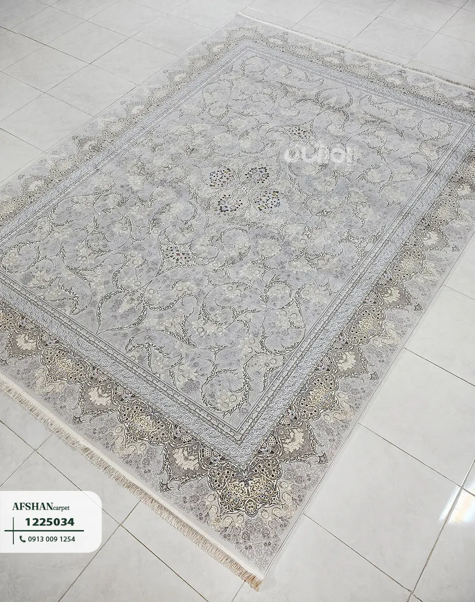 فرش 1200 شانه آکرلیک طرح فلورا کد 1225034 نگار