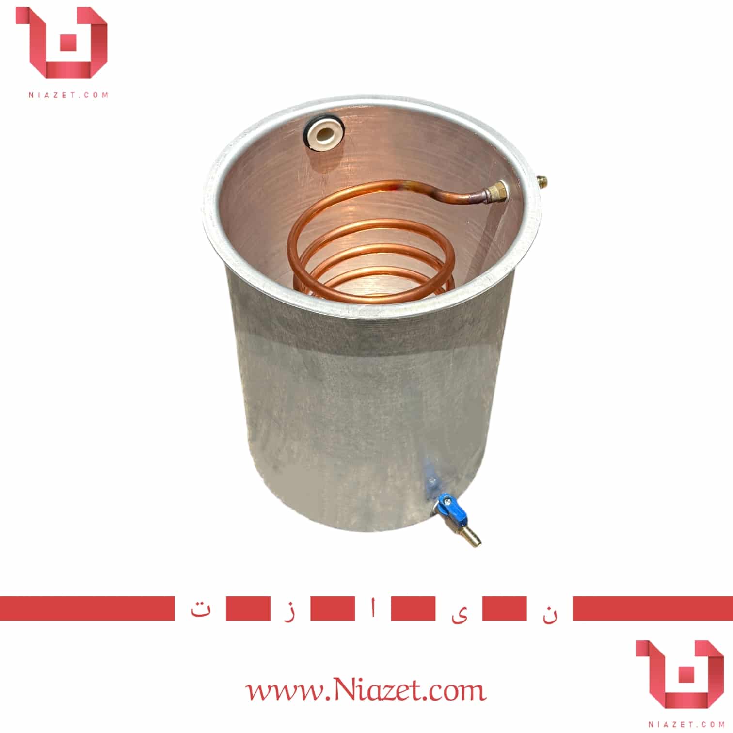 کندانسور آبی لوله مسی