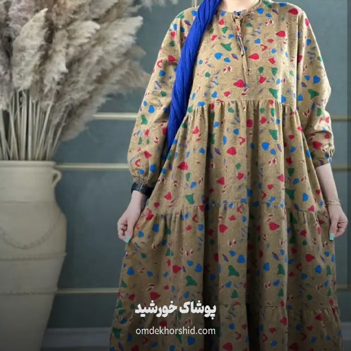 تونیک ساحلی طرح دار عروسکی