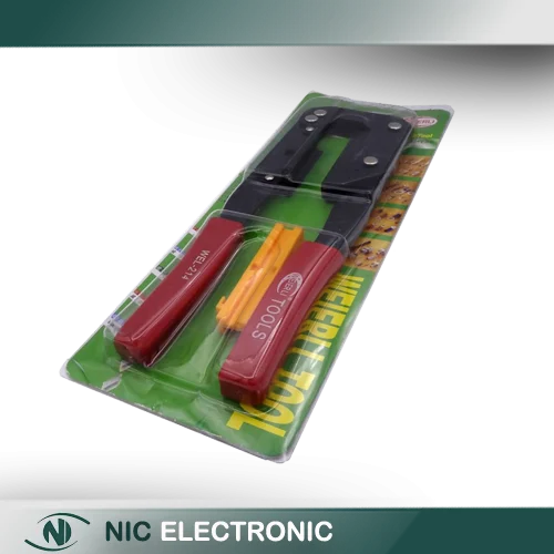 آچار پرسی- سوکت زن کانکتور IDC مدل WEL-214