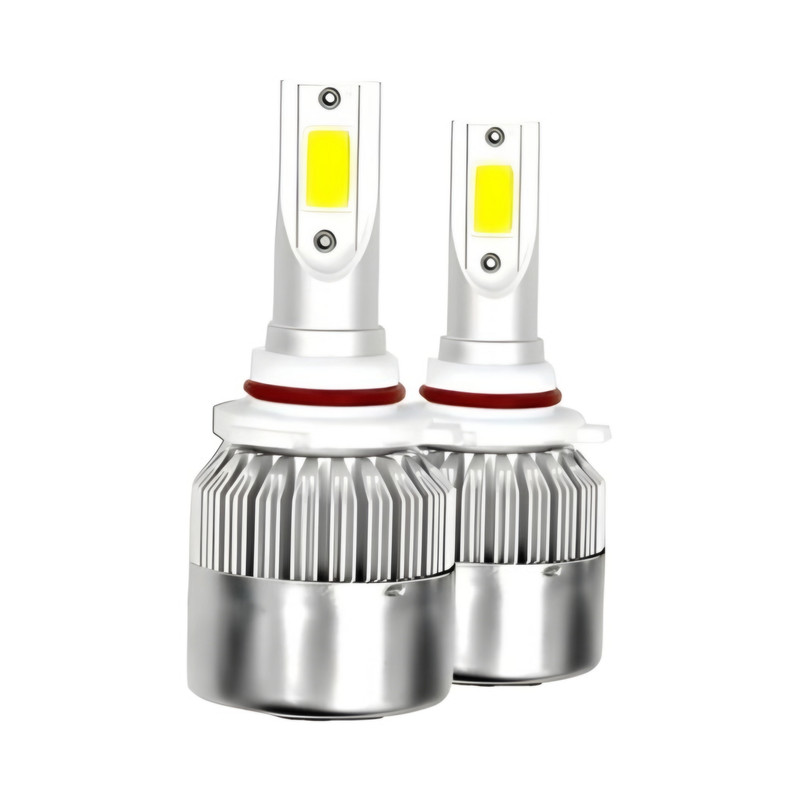 هدلایت خودرو مدل C6 پایه H4 مناسب برای دنا پلاس بسته دو عددی