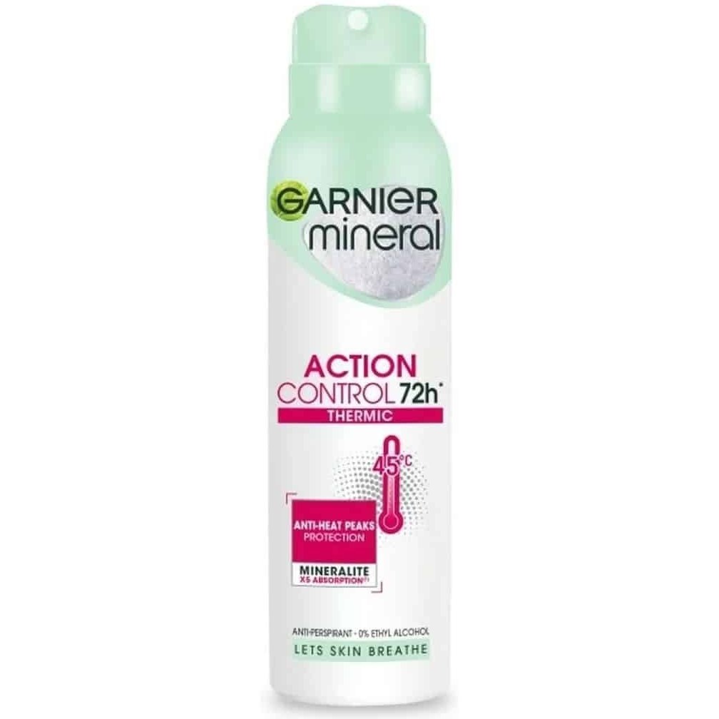 اسپری ضد تعریق گارنیر Garnier مدل ACTION CONTROL 72h زنانه حجم 150 میل