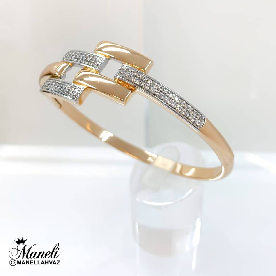 دستبند النگویی نگین دار ژوپینگ mxpg2682