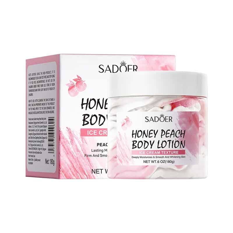 لوسیون بستنی بدن سادور مرطوب کننده و آبرسان پوست | SADOER Ice Cream Body Lotion