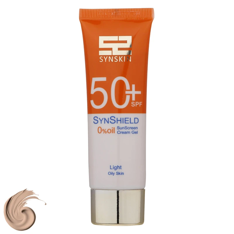 ژل کرم ضد آفتاب رنگی ساین اسکین SPF50 روشن