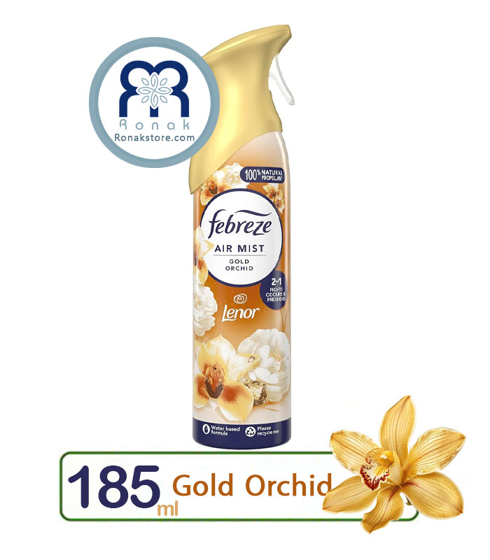 اسپری خوشبوکننده هوا فبرز Febreze رایحه ارکیده طلائی حجم 185 میل