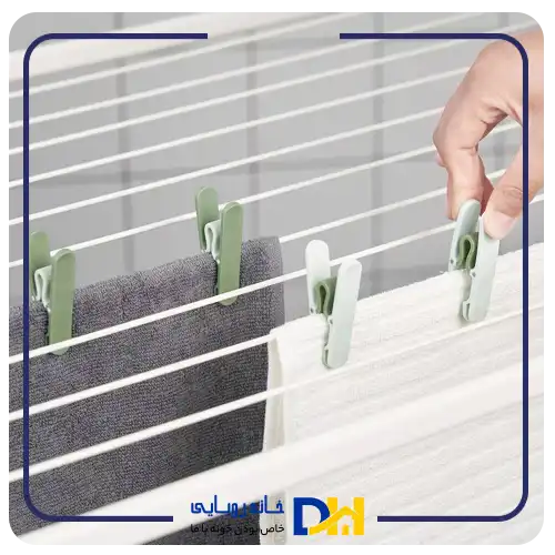 گیره لباس ۸تایی سبز ایکیا SLIBB