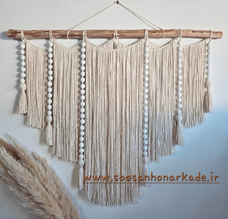 دیوارکوب مکرومه کد 394 برند گره چی و رنگ دلخواه